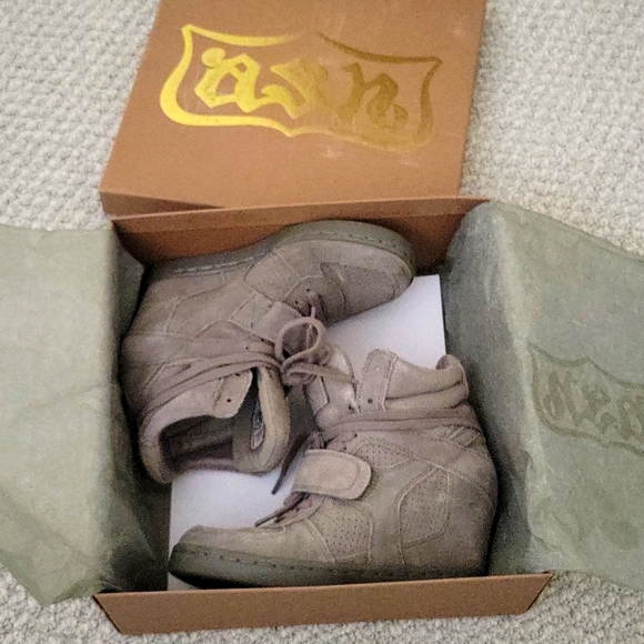 ASH "Cool" Wedge Sneakers / Slate - Picture 10 of 13